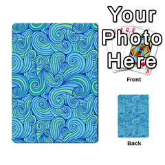 Abstract Blue Wave Pattern Multi-purpose Cards (rectangle)  by TastefulDesigns