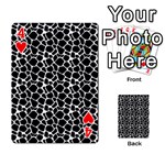 Animal Texture Skin Background Playing Cards 54 Designs  Front - Heart4