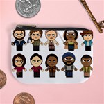 The Walking Dead   Main Characters Chibi   Amc Walking Dead   Manga Dead Mini Coin Purses Front