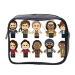 The Walking Dead   Main Characters Chibi   Amc Walking Dead   Manga Dead Mini Toiletries Bag 2-Side Front