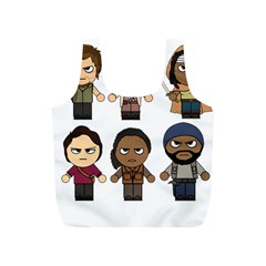 The Walking Dead   Main Characters Chibi   Amc Walking Dead   Manga Dead Full Print Recycle Bags (s)  by PTsImaginarium