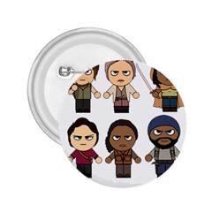 The Walking Dead   Main Characters Chibi   Amc Walking Dead   Manga Dead 2 25  Buttons