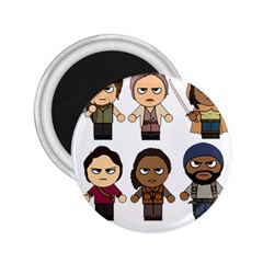 The Walking Dead   Main Characters Chibi   Amc Walking Dead   Manga Dead 2 25  Magnets by PTsImaginarium