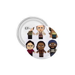 The Walking Dead   Main Characters Chibi   Amc Walking Dead   Manga Dead 1 75  Buttons by PTsImaginarium