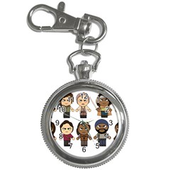 The Walking Dead   Main Characters Chibi   Amc Walking Dead   Manga Dead Key Chain Watches by PTsImaginarium