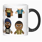 The Walking Dead   Main Characters Chibi   Amc Walking Dead   Manga Dead Morph Mugs Right