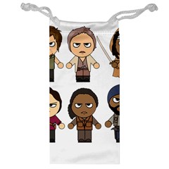 The Walking Dead   Main Characters Chibi   Amc Walking Dead   Manga Dead Jewelry Bags by PTsImaginarium