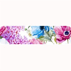 Watercolor Spring Flowers Large Bar Mats