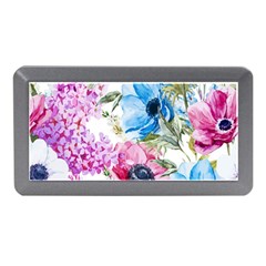 Watercolor Spring Flowers Memory Card Reader (mini)