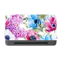 Watercolor Spring Flowers Memory Card Reader With Cf