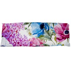 Watercolor Spring Flowers Body Pillow Case Dakimakura (two Sides)