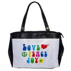 Love Peace Joy Office Handbags