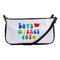 Love Peace Joy Shoulder Clutch Bags