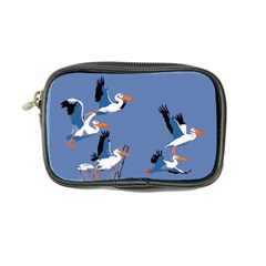 Abstract Pelicans Seascape Tropical Pop Art Coin Purse by WaltCurleeArt