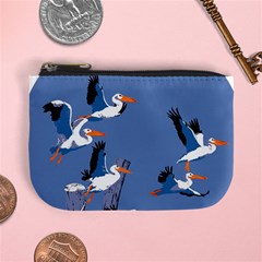 Abstract Pelicans Seascape Tropical Pop Art Mini Coin Purses by WaltCurleeArt