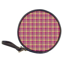 Pink Plaid Pattern Classic 20-cd Wallets by TastefulDesigns