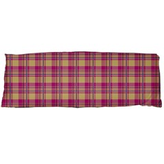 Pink Plaid Pattern Body Pillow Case (dakimakura)