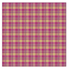 Pink Plaid Pattern Large Satin Scarf (square)