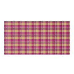 Pink Plaid Pattern Satin Wrap by TastefulDesigns