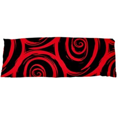 Abtract  Red Roses Pattern Body Pillow Case Dakimakura (two Sides)