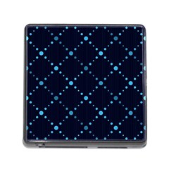 Seamless Geometric Blue Dots Pattern  Memory Card Reader (square) by TastefulDesigns