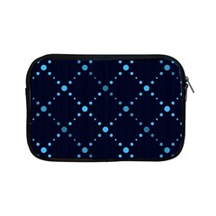 Seamless Geometric Blue Dots Pattern  Apple Ipad Mini Zipper Cases by TastefulDesigns