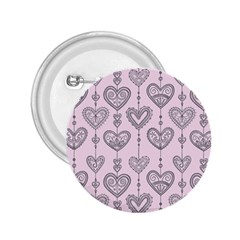 Sketches Ornamental Hearts Pattern 2 25  Buttons by TastefulDesigns