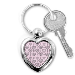 Sketches Ornamental Hearts Pattern Key Chains (heart)  by TastefulDesigns