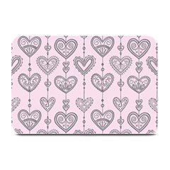 Sketches Ornamental Hearts Pattern Plate Mats by TastefulDesigns