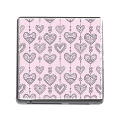 Sketches Ornamental Hearts Pattern Memory Card Reader (square) by TastefulDesigns