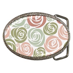  Retro Elegant Floral Pattern Belt Buckles