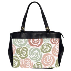  Retro Elegant Floral Pattern Office Handbags (2 Sides)  by TastefulDesigns