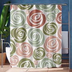  Retro Elegant Floral Pattern Shower Curtain 60  X 72  (medium) 