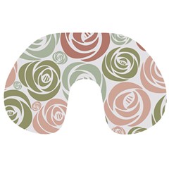  Retro Elegant Floral Pattern Travel Neck Pillows