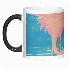 Two Pink Flamingos Pop Art Morph Mugs by WaltCurleeArt