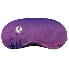 Abstract Tropical Birds Purple Sunset  Sleeping Masks