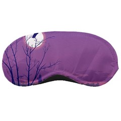 Abstract Tropical Birds Purple Sunset Sleeping Masks by WaltCurleeArt