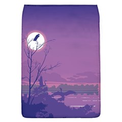 Abstract Tropical Birds Purple Sunset Flap Covers (l)  by WaltCurleeArt