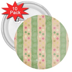 Seamless Colorful Dotted Pattern 3  Buttons (10 Pack) 