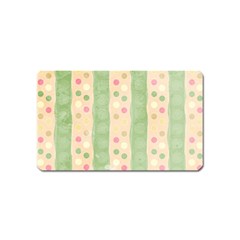 Seamless Colorful Dotted Pattern Magnet (name Card) by TastefulDesigns