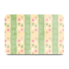 Seamless Colorful Dotted Pattern Plate Mats