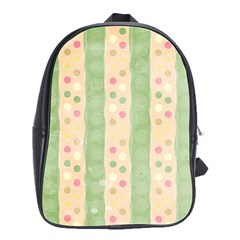 Seamless Colorful Dotted Pattern School Bags(large)  by TastefulDesigns