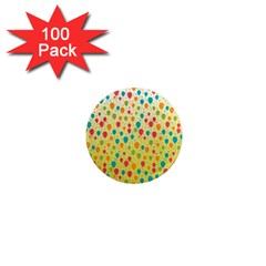 Colorful Balloons Backlground 1  Mini Magnets (100 Pack)  by TastefulDesigns