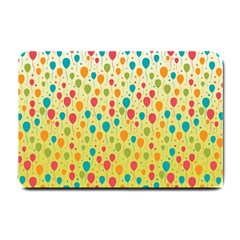 Colorful Balloons Backlground Small Doormat  by TastefulDesigns