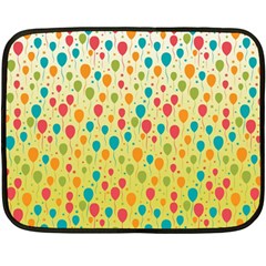 Colorful Balloons Backlground Double Sided Fleece Blanket (mini)  by TastefulDesigns