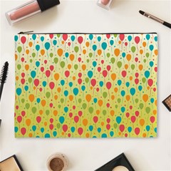 Colorful Balloons Backlground Cosmetic Bag (xl) by TastefulDesigns