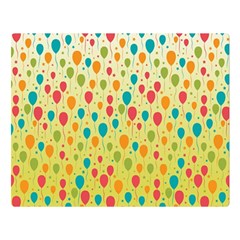 Colorful Balloons Backlground Double Sided Flano Blanket (large) 