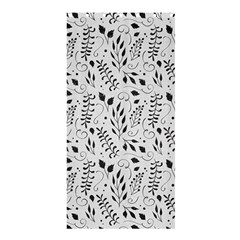 Hand Painted Floral Pattern Shower Curtain 36  X 72  (stall) 