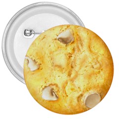 White Chocolate Chip Lemon Cookie Novelty 3  Buttons by WaltCurleeArt