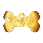 White Chocolate Chip Lemon Cookie Novelty Dog Tag Bone (Two Sides) Front